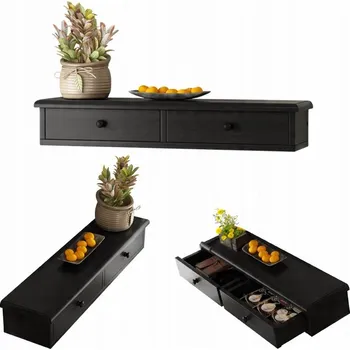 police Police MDF deska MuvuHome 64 x 15 cm černá