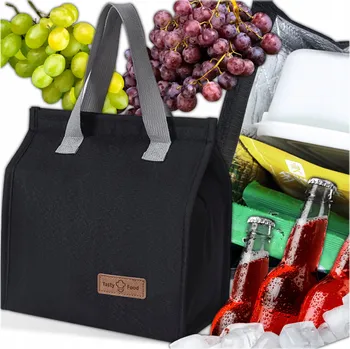 Termotaška RED GARDEN Termotaška na pláž Piknik turistická černá 4 l