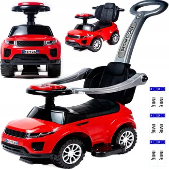 Dětské vozidlo 3v1 Odrážedlo Nelik 614W červená