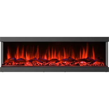 Voltomat HEATING Elektrický krb, 1800 W, 101 × 48 × 17,5 cm, černý B-BI-BG00809