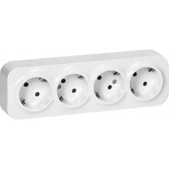 Elektrická zásuvka Bílá nástěnná Elektrická Zásuvka Orno