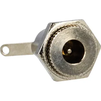 Elektrický konektor Konektor DC 5,5/2,1 vidlice kovová do panelu