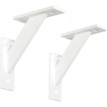 Koupelnový nábytek 2 KS KONZOLE NA POLICI PODPĚRA POLICE LOFT 120