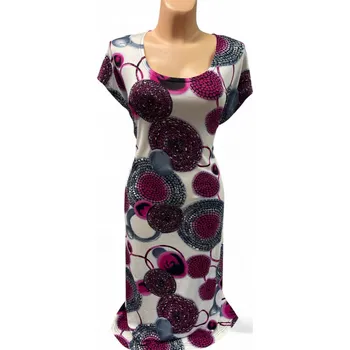 Dámské šaty Šaty na svatbu KLÁRČA, Barva Jako na obrázku, Velikost XXL 48, Materiál 96% Viskoza 4% Lycra