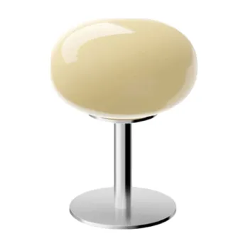 Stojací lampa Designová skleněná kovová stolní lampa Moderní dekorativní lampa na noční stolek Obývací pokoj Ložnice Pracovna Elegantní osvětlení krémová