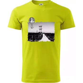 Retro Smrk - Klasické pánské triko vyšší gramáže - XS ( Limetková )