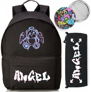 Školní batoh Školní batoh jednokomorový Funandstyle černý 18 l