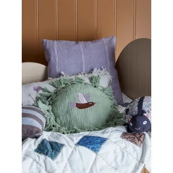 Polštář Bloomingville Polštářek Elinna Green Bloomingville Elinna Cushion, Green Cotton