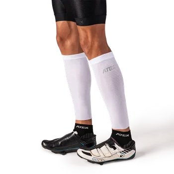 Cyklistické návleky ATEX Kompresní aero návleky ZURU bílé M