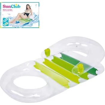 SUN CLUB Lehátko nafukovací matrace s opěrkou zad na vodu Zelené