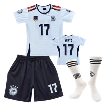 Numberoplus Dětský fotbalový dres + fotbalové ponožky - Germany Cup Wirtz 17 (ME 2024) Velikost: 11 roků (vel.140)