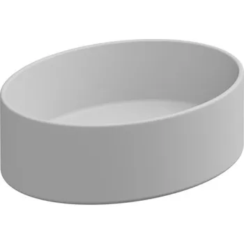 Umyvadlo Umyvadlo na desku Like Slim 45FS keramické, bílá matná, 45x34 cm, LKLAVFSB45001