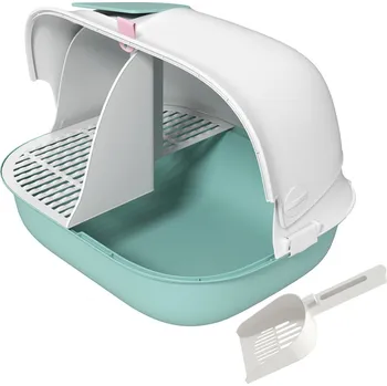 Toaleta pro kočku Kočičí toaleta 46x58x39 cm | zelená