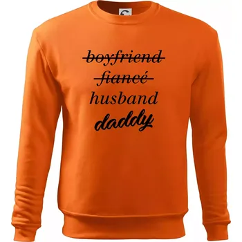 Pánská mikina Partnerské triko nastávající rodiče - Mikina Essential pánská - S ( Oranžová )