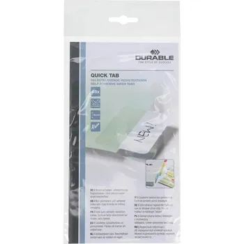 Samolepící bloček Durable 8405, barevné samolepící plastové záložky , extra silné, 48 záložek, 22x40 mm