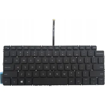 Náhradní klávesnice pro notebook KLÁVESNICE PRO DELL 3301 5390 5490 5493 7391 7491 5498 5300 5401, LED, ČERNÁ