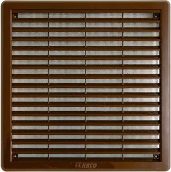 Větrací mřížka Mřížka větrací - krytka se síťovinou VM, 250 x 250 mm KH, hnědá 0304