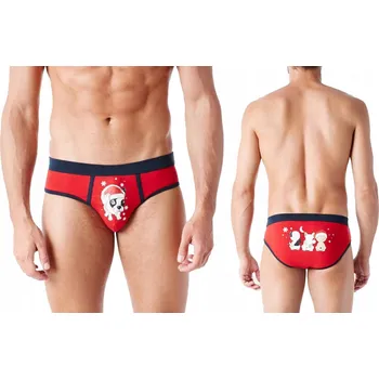 Pánské spodní prádlo INTIMISSIMI vánoční kalhotky s potiskem pejska mops S