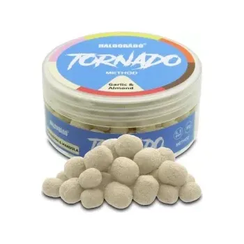 Boilies HALDORADO Tornado Method Česnek Mandle 30g 6-8mm