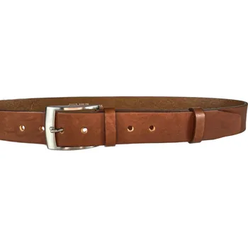 Opasek PENNY BELTS Pánský kožený opasek I2-R42 hnědý - 100 cm