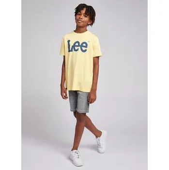 Pánské kraťasy Lee Šortky z materiálu West 5 Pocket LEE0105 Šedá 14_15Y