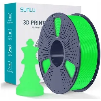 Filament FILAMENT SUNLU 1,75 mm PLA Svítící ve tmě Zelená 1 kg