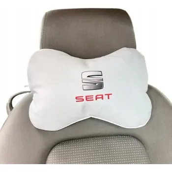 Polštář POLŠTÁŘ OPĚRKA HLAVY DO AUTA BUS FIAT 500 LOGO POD KRK ZÁDA BEDRA