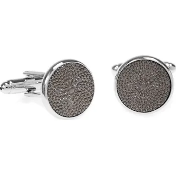 Manžetový knoflíček Avantgard Manžetové knoflíčky PREMIUM, 573-20810, Stříbrná lesk/grafitová