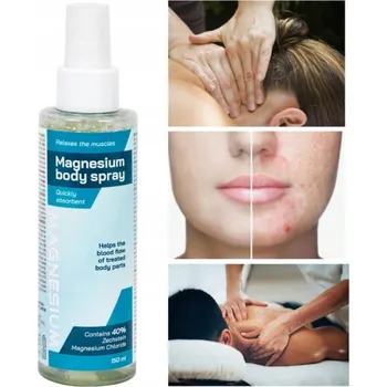 Veganský hořčíkový olej 150 ml s 40% chloridem hořečnatým ve spreji na svaly