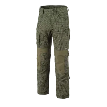 Pánské kalhoty Kalhoty MCDU Pants, PolyCotton Stretch Ripstop, Helikon, Desert Night Camo / Olivová, XS, Standardní