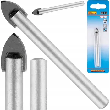 Vrták VRTÁK DO SKLA A GLAZURY 10 mm C9393
