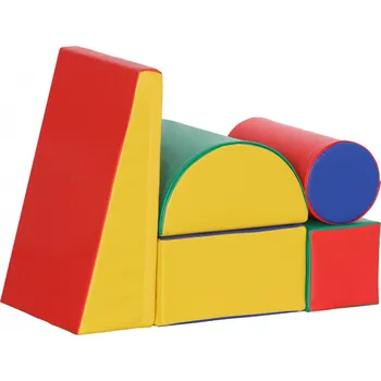 Hračka pro nejmenší Měkké stavební kostky | barevné