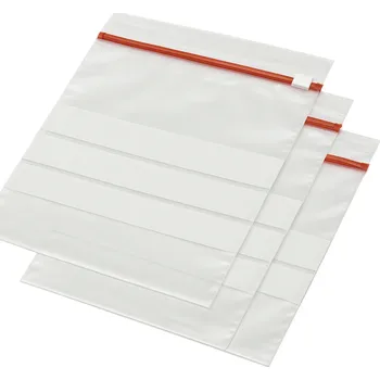 Sáček na potraviny Zip sáč.s posuv.jezdcem 20x17cm 45my+popis(100ks)