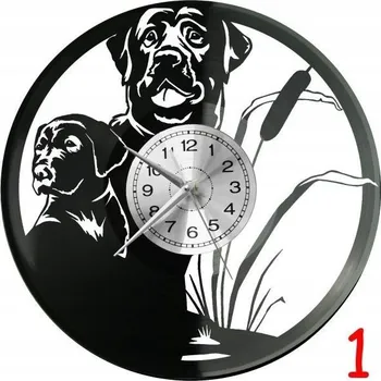 Hodiny Psi Pes Zvíře Nástěnné Hodiny Vinylová Deska Moderní Dekorativní Na Zeď