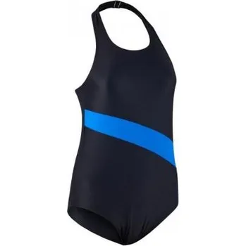 Dívčí plavky Kes-Vir Dívčí celé plavky na inkontinenci černo-modré Velikost: 116