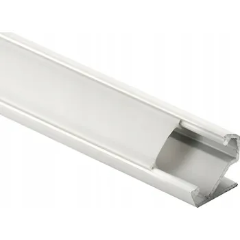 LED osvětlení REJS LUMINO - HLINÍKOVÝ ROHOVÝ PROFIL + KRYT PRO LED PÁSEK - BÍLÝ 2 METRY