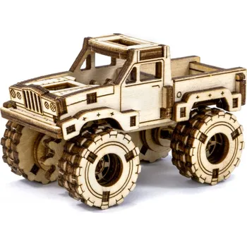 Puzzle 3D puzzle Wooden city 3D puzzle Superfast Monster Truck č.3