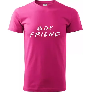 Pánské tričko Boy Friend - Klasické pánské triko vyšší gramáže - 3XL ( Purpurová )