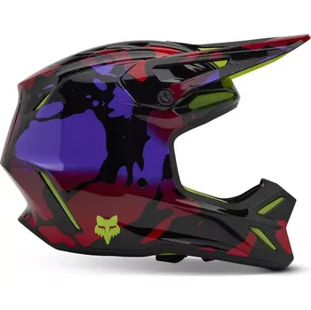 Helma na motorku Fox V3 Throttle Helmet L fluorescent yellow