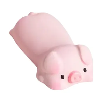 Ergonomická opěrka zápěstí ve tvaru prasete 125 x 60 mm Silikonová výplň Roztomilý design Podpora ruky při psaní a práci s počítačem