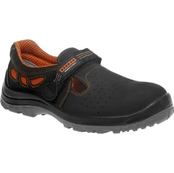 Pracovní obuv BENNON LUX S1 Z91002 sandál pracovní s ocelovou špicí 43 černá