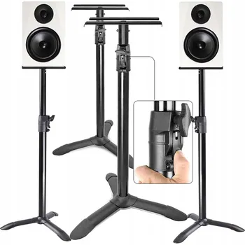 Nastavitelné stojany pod reproduktory 70-110 cm, pár