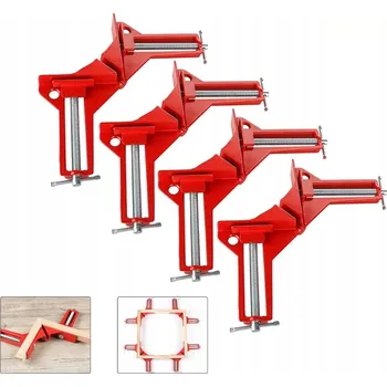 Truhlářská svěrka Úhelníková svěrka 90 stupňů, Rohová svěrka, Svěrka na rohy