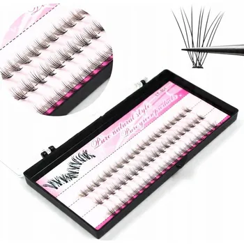 Péče o řasy a obočí Řasy v trsech Frezarkowo C 0,10 8 mm černé