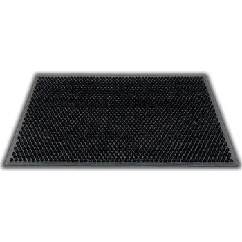 Rohožka ROHOŽKA PŘED DVEŘE IMITACE TRÁVY ČERNÁ 40x60 CM