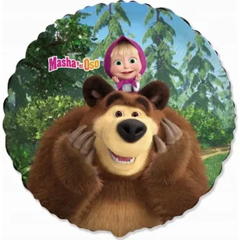 Balónek Fóliový balónek 18" FX - Máša a medvěd, balený