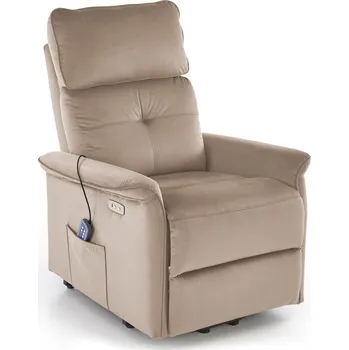 Sedací souprava HALMAR SEMIR 2 masážní křeslo béžové