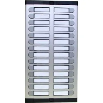 Domovní zvonek Tlač.panel 28tlač.,2sl. 925/028 URM URMET DOMUS s.r.o. 49-02-454-09280