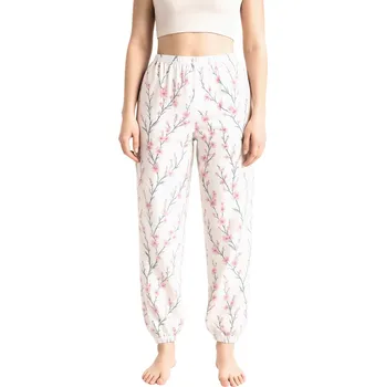 Dámská noční košile Bavlněné pyžamové kalhoty Květuše 723 XL růžová