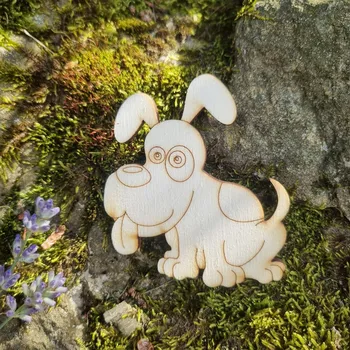 magnetka pro dítě Magnetka z překližky – Pes k dotvoření